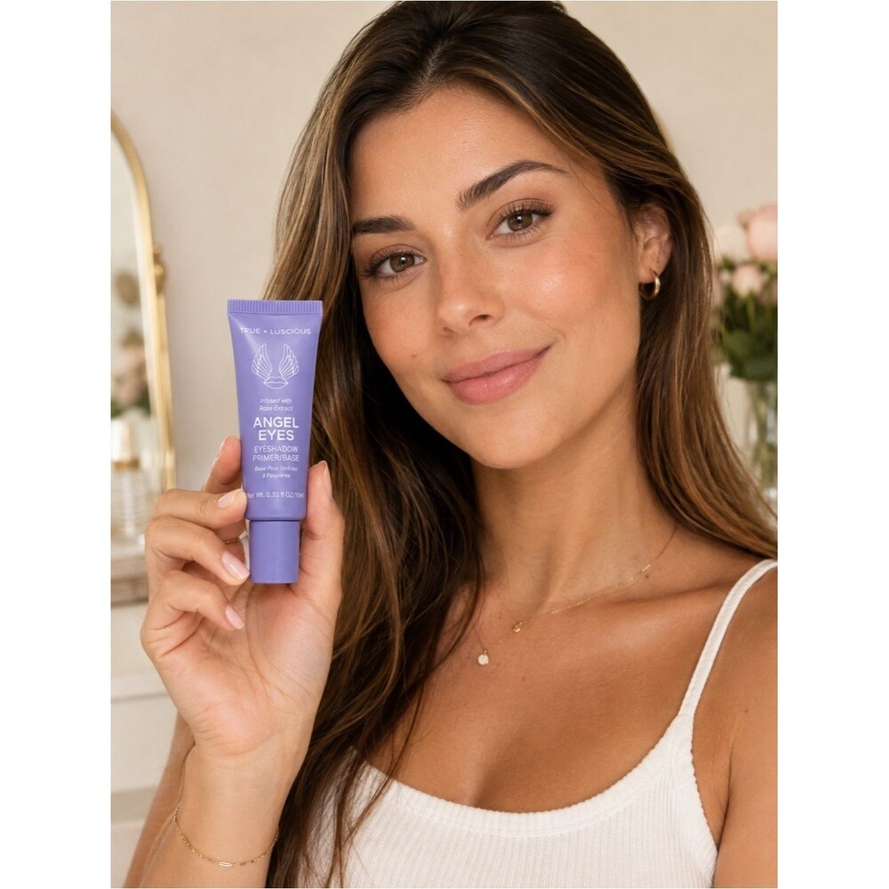 TRUE + LUSCIOUS Angel Eyes Eyeshadow Primer/Base – Infused with Rose Extra